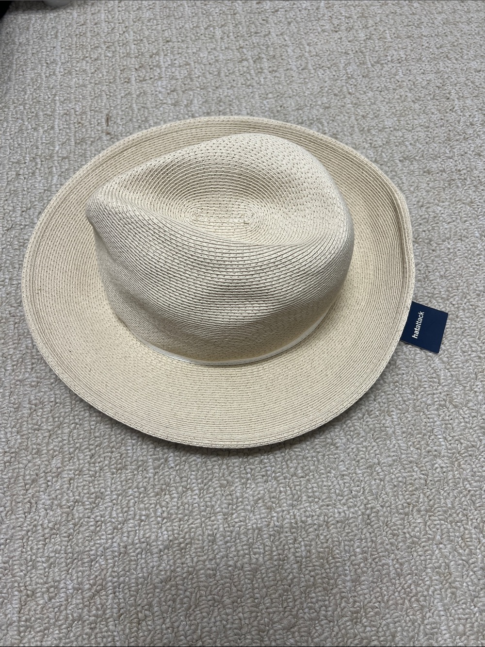NWT Hatattack Authentic natural straw hat women’s